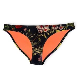 NWOT TRIANGL SWIMWEAR Midnight Blue Floral Bikini Bottoms (ONLY) Size Small